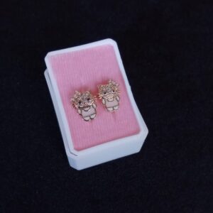 Arracada huggies oro laminado