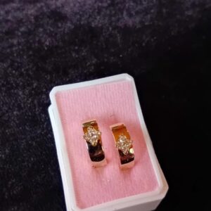 Arracada huggies oro laminado