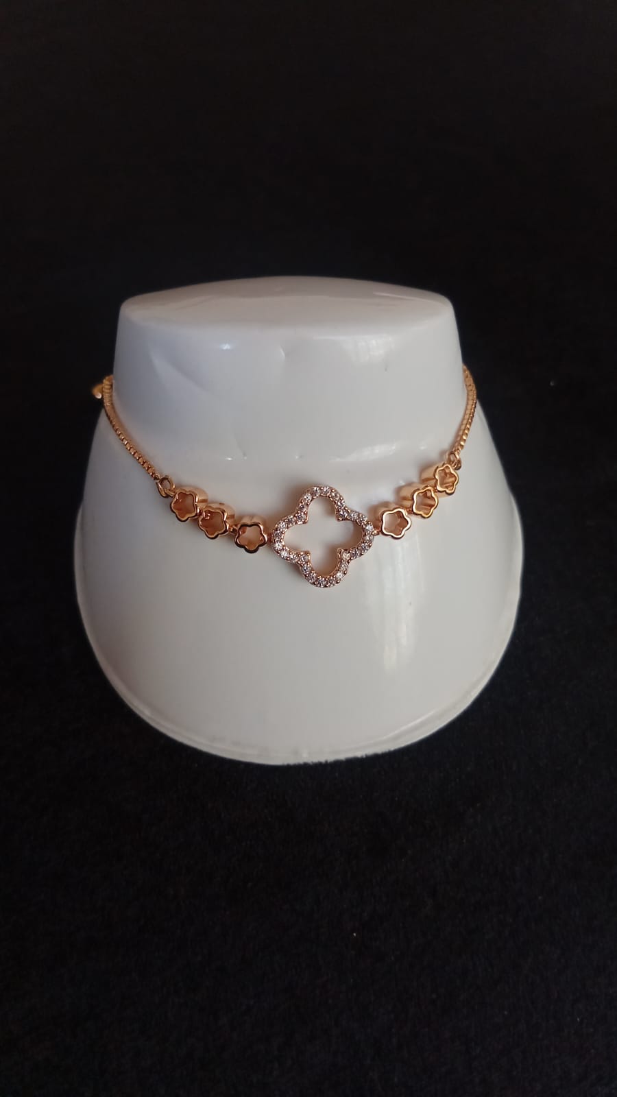 Pulsera ajustable oro laminado