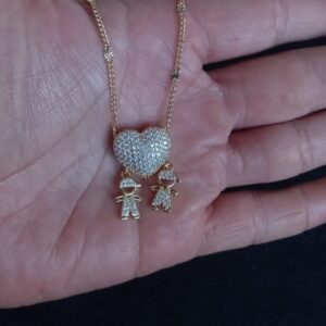 Dijes niños oro laminado