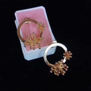 Arete tendencia oro laminado