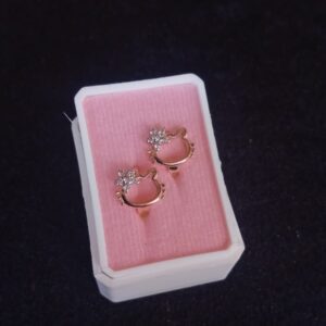 Arracada huggies oro laminado