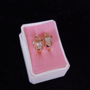 Arracada huggies oro laminado
