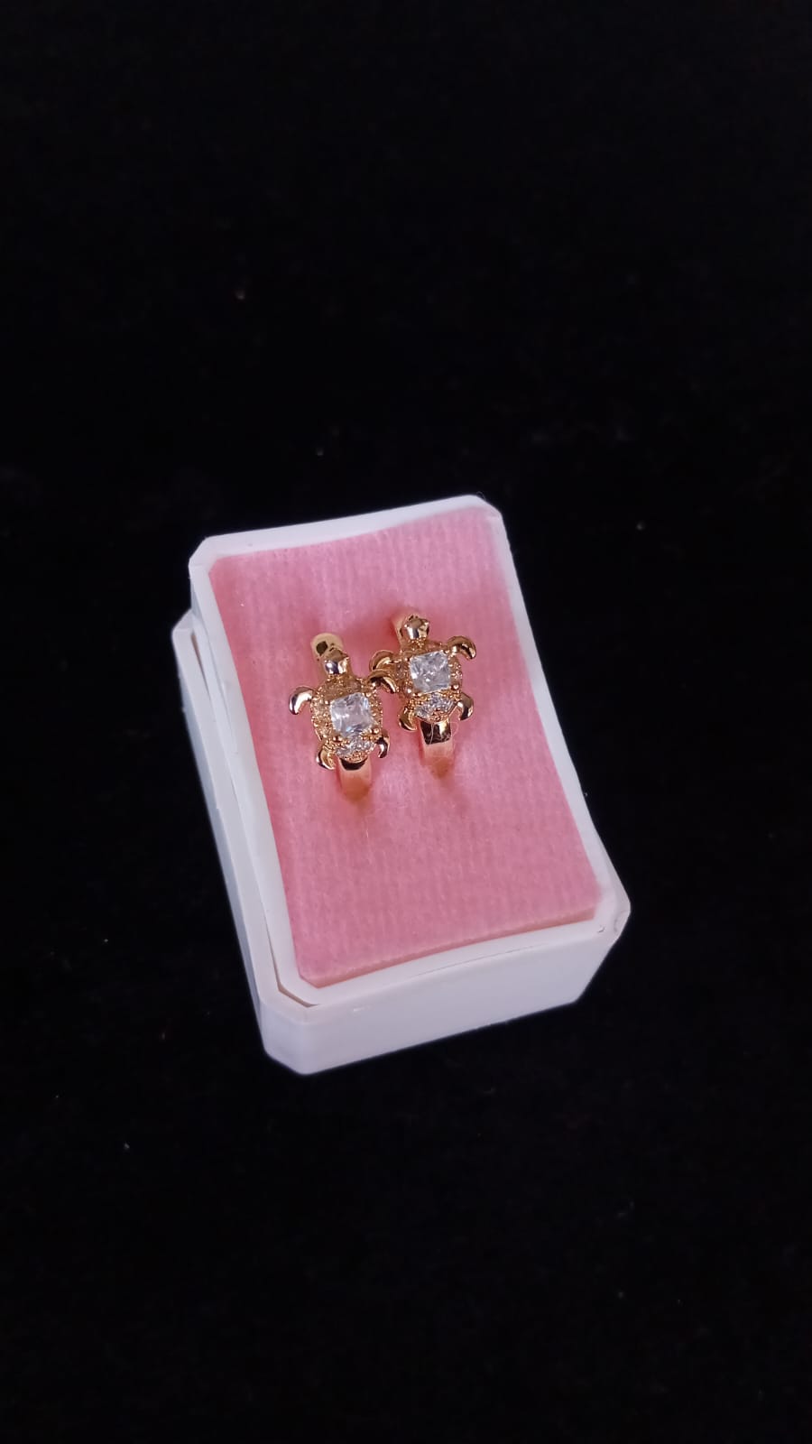 Arracada huggies oro laminado
