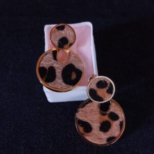 Arete chunky oro laminado