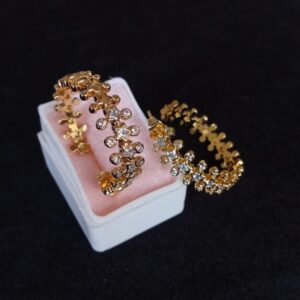 Arracada zirconia oro laminado
