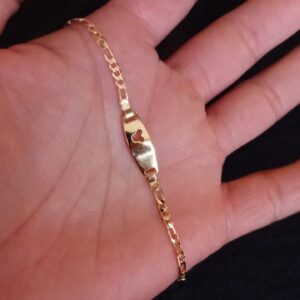 Esclava niños oro laminado