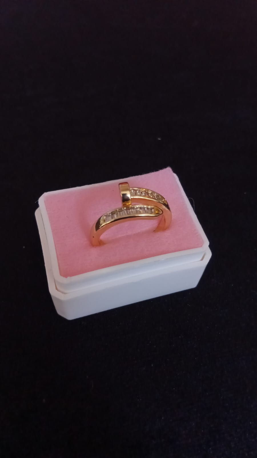 Anillo dama oro laminado