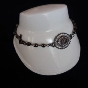 Pulsera denario oro laminado