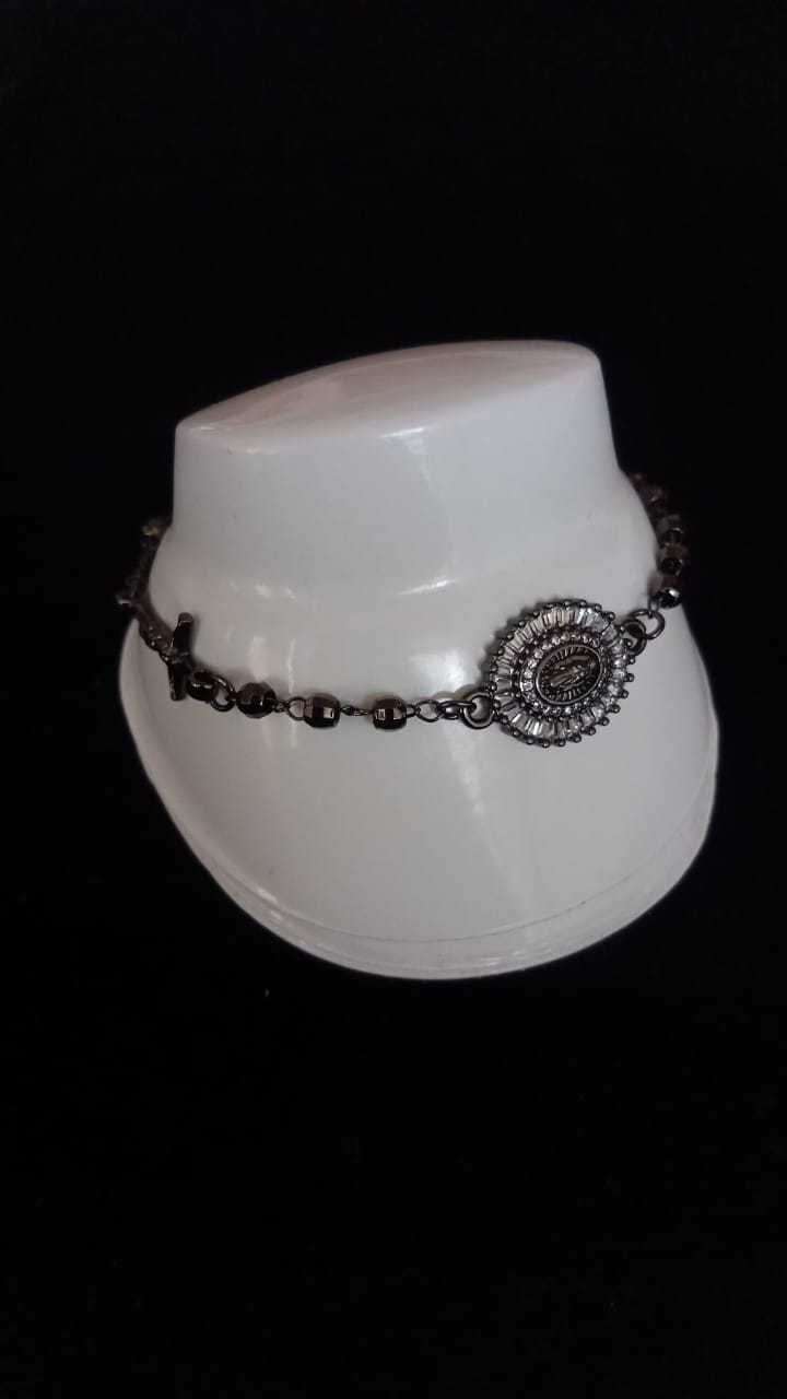 Pulsera denario oro laminado