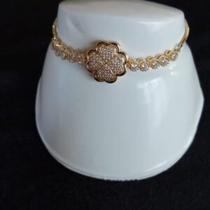 Pulsera ajustable oro laminado