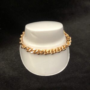 Pulsera gruesa oro lamianado