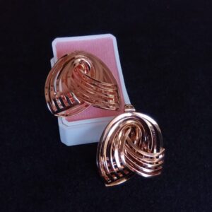 Arete chunky oro laminado