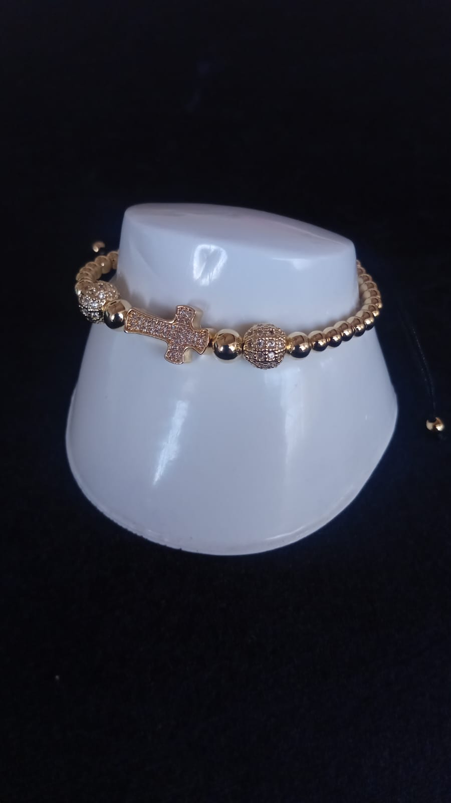 Pulsera ajustable oro laminado