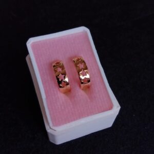 Arracada Huggies oro laminado