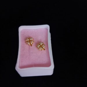 Broquel reforzado oro laminado