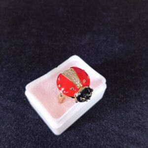 Anillo tendencia oro laminado