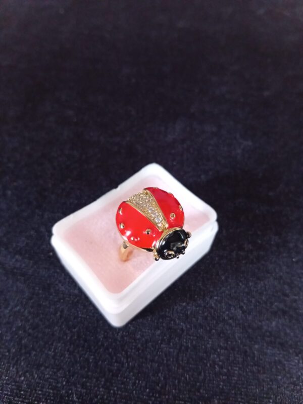 Anillo tendencia oro laminado