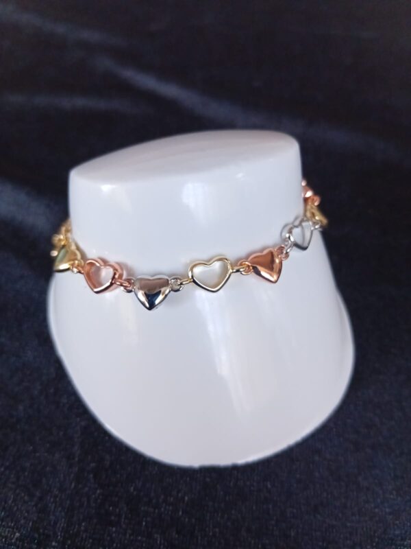 Pulsera ajustable  oro laminado