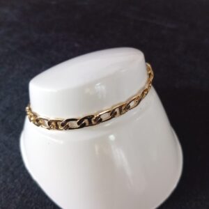 Pulsera corta oro laminado