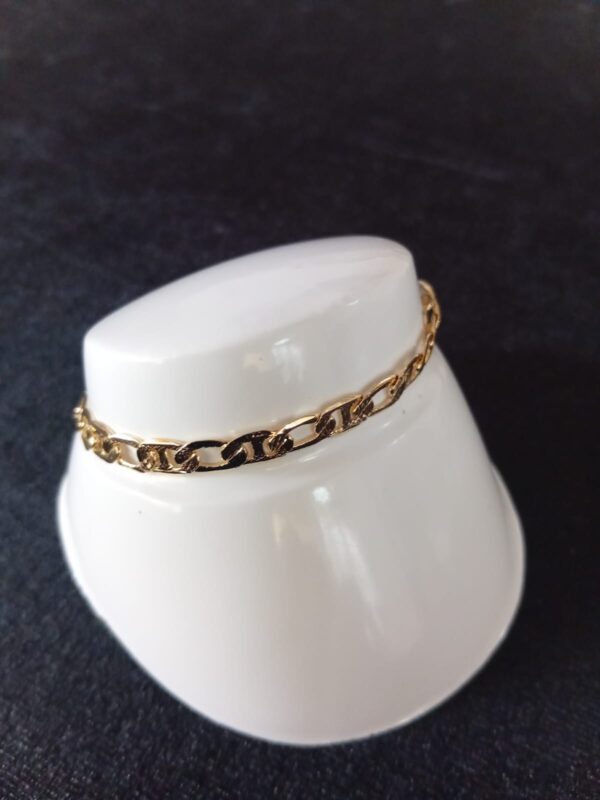 Pulsera corta oro laminado