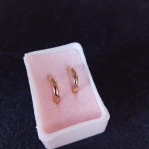 Arracada Huggies oro laminado