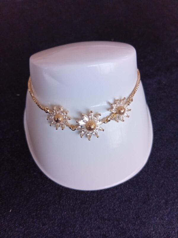 Pulsera ajustable oro laminado