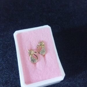 Arracada Huggies oro laminado