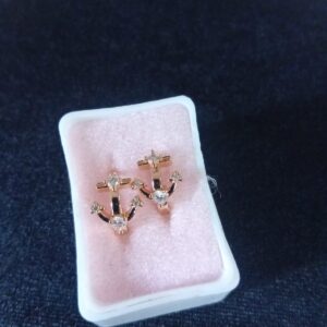 Arracada Huggies oro laminado