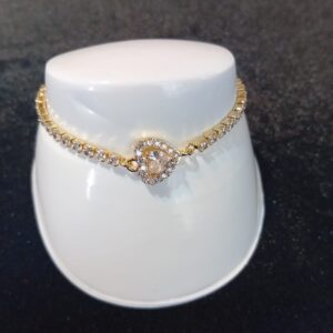 Pulsera ajustable oro laminado