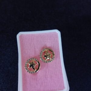 Broquel reforzado oro laminado