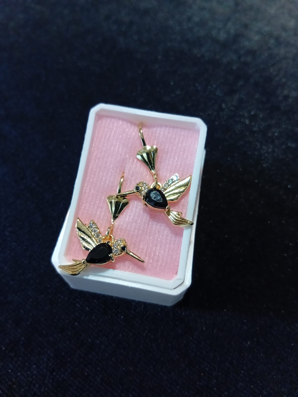 Arracada Huggies oro laminado