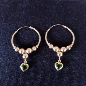 Arracada gruesa oro laminado