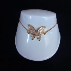 Pulsera ajustable oro laminado