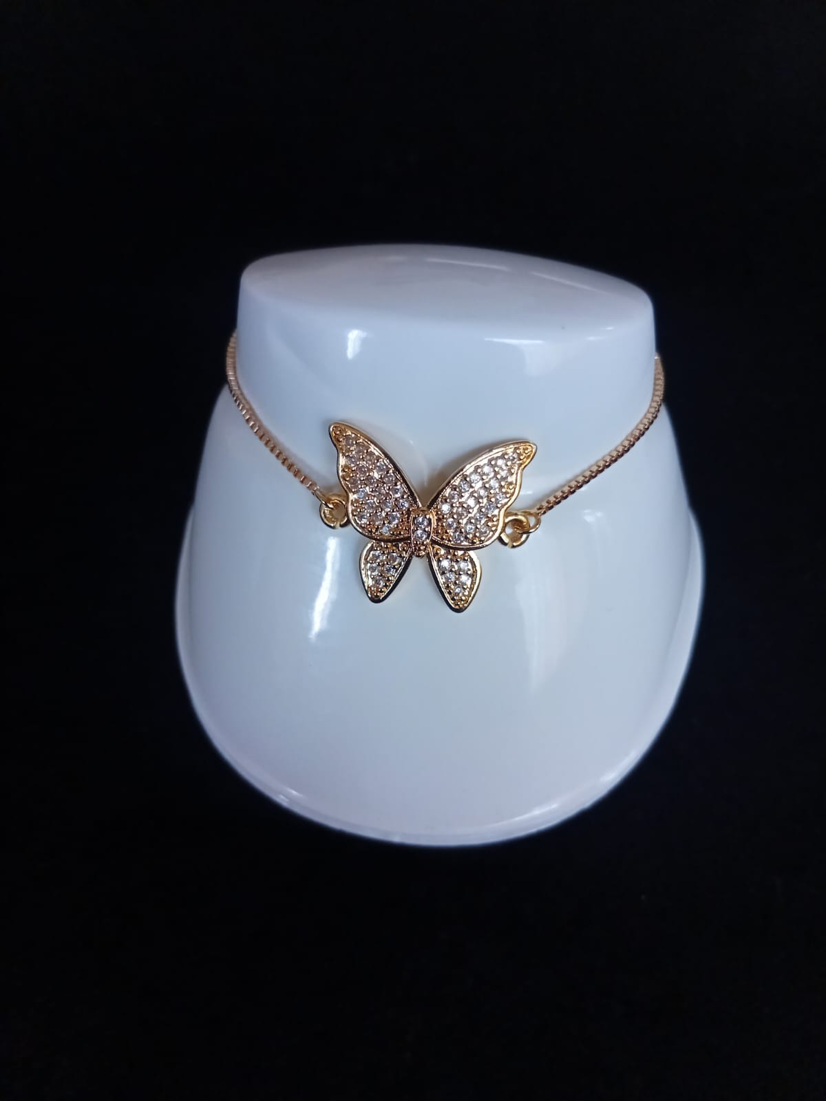 Pulsera ajustable oro laminado