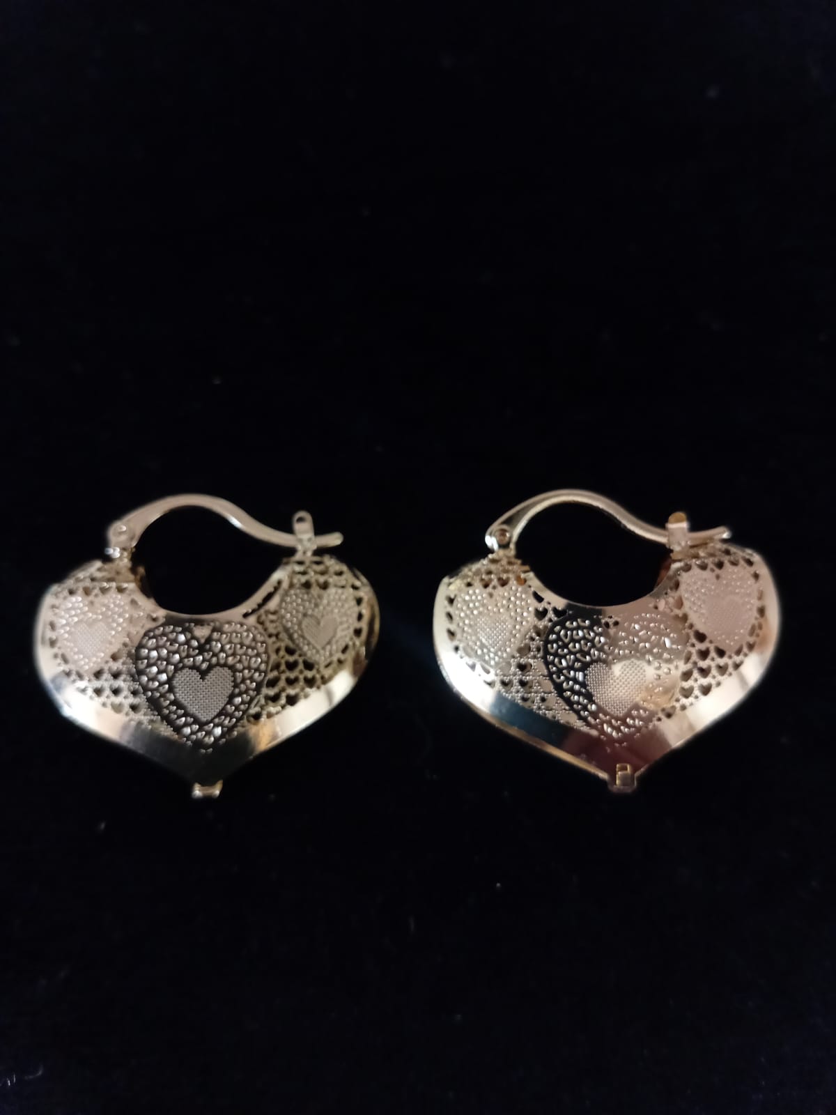 Arracada gruesa oro laminado