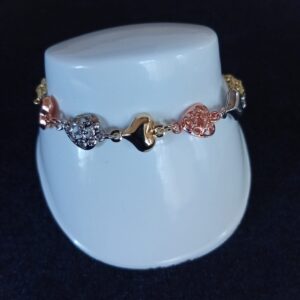 Pulsera ajustable oro laminado