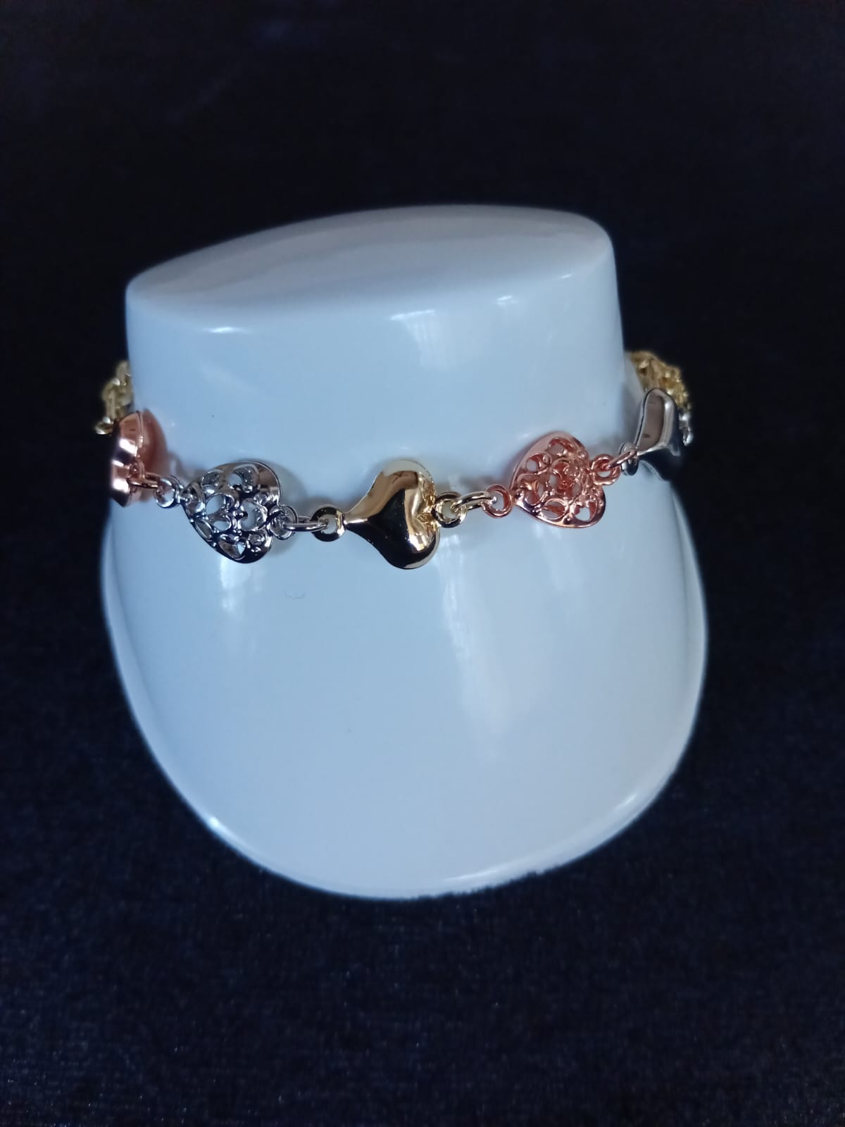 Pulsera ajustable oro laminado