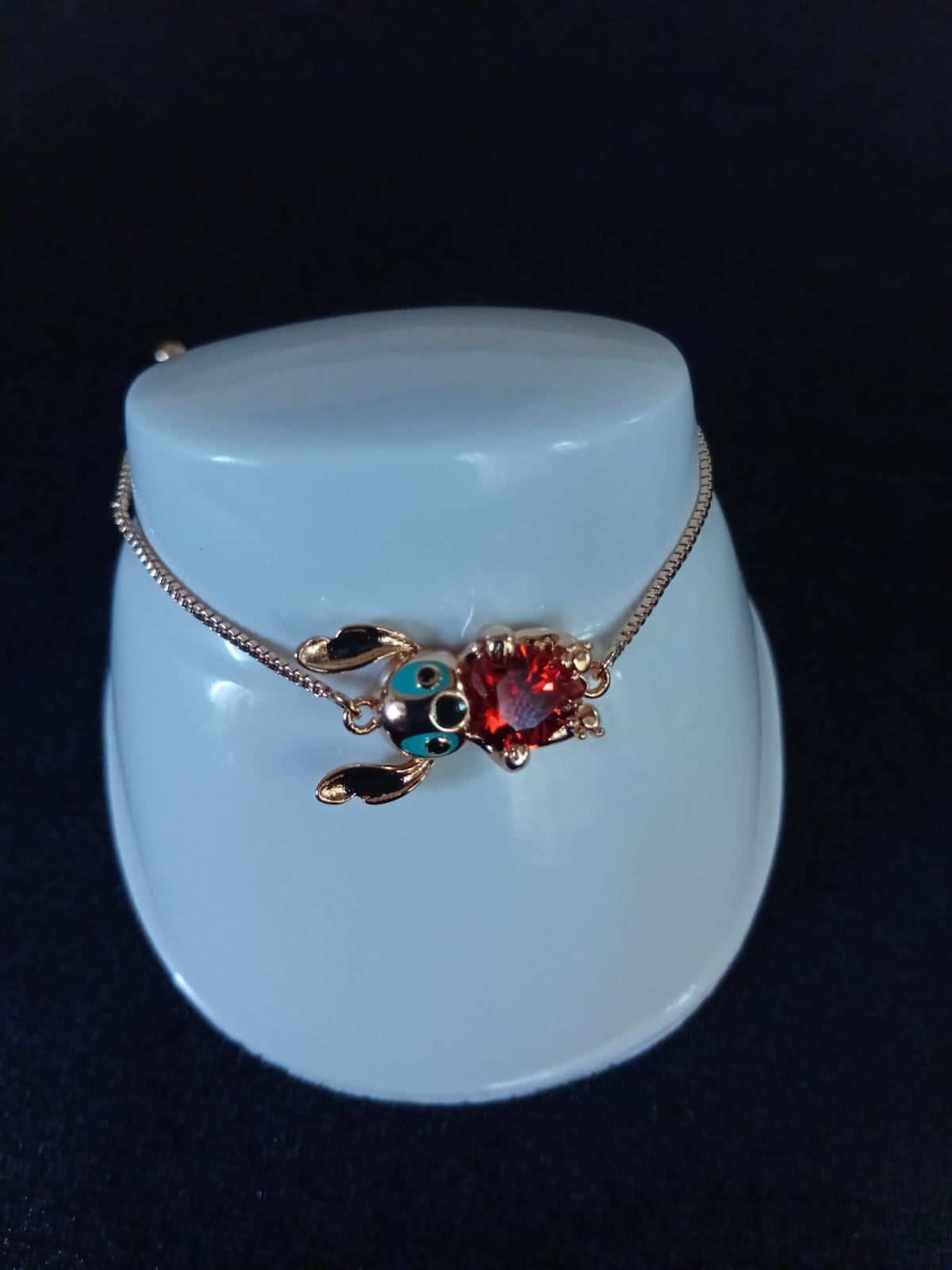 Pulsera ajustable oro laminado