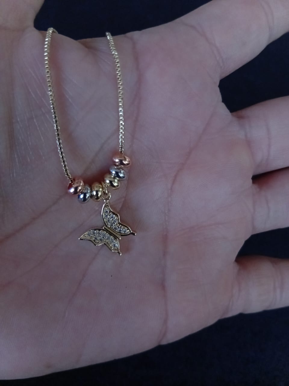 Dije semanario oro laminado