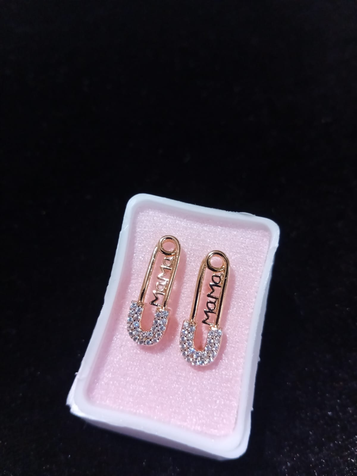 Arracada Huggies oro laminado