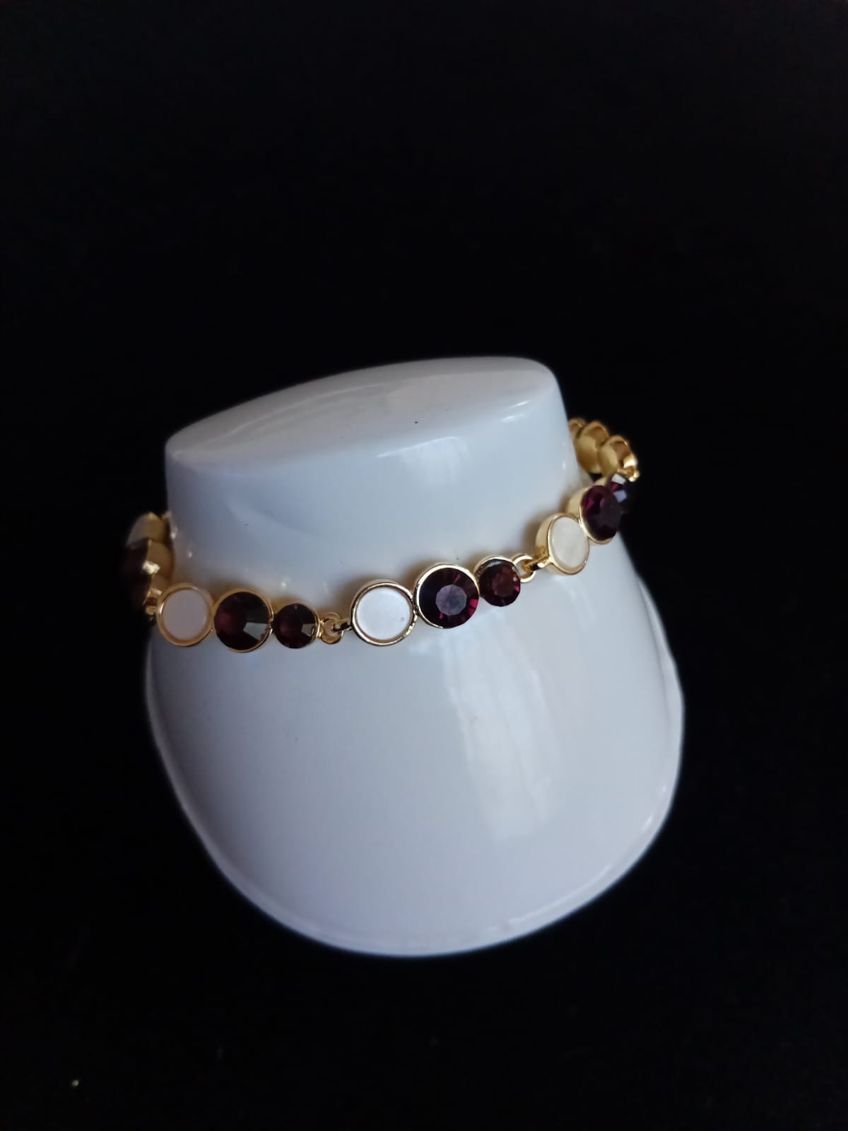 Pulsera ajustable oro laminado