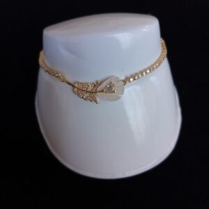 Pulsera ajustable oro laminado