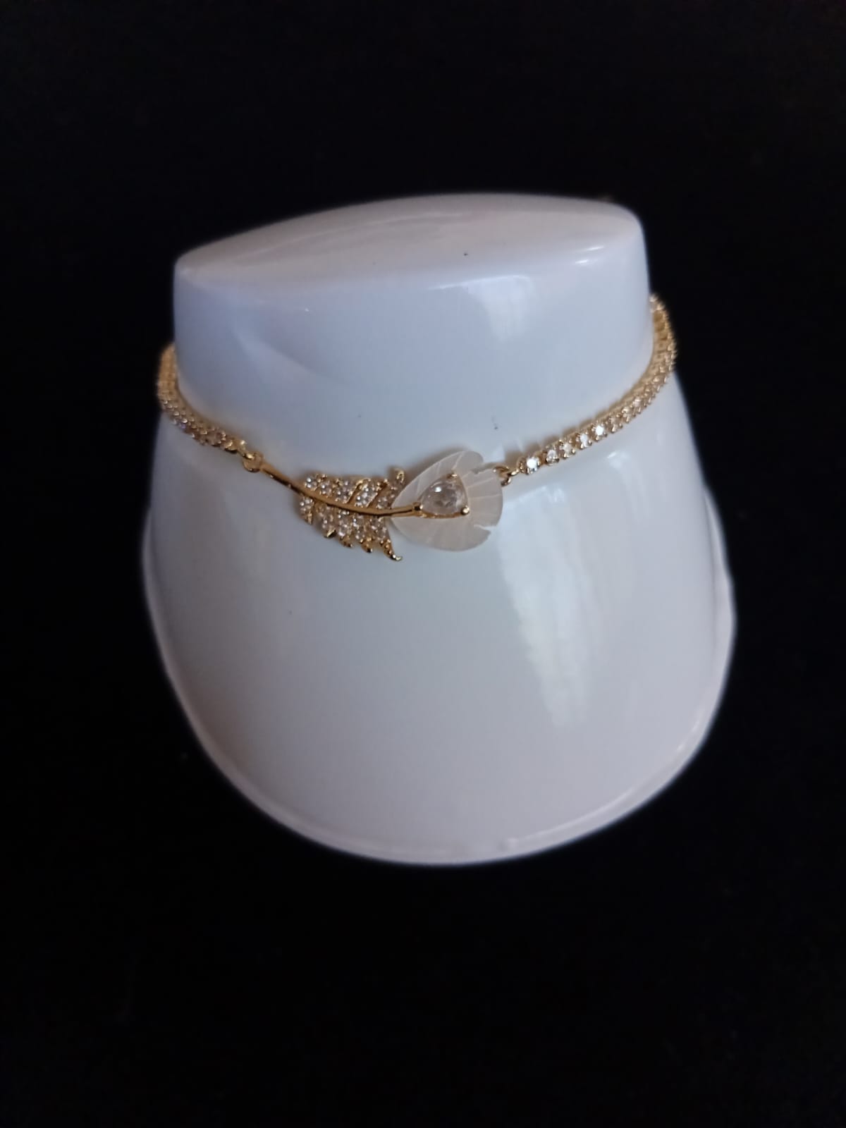 Pulsera ajustable oro laminado