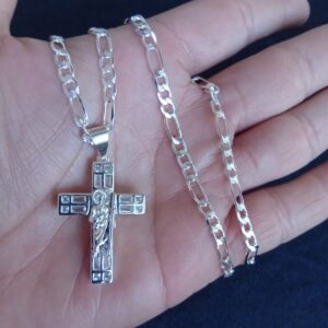 Cruz mediana oro laminado