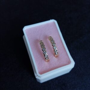 Arracada Huggies oro laminado