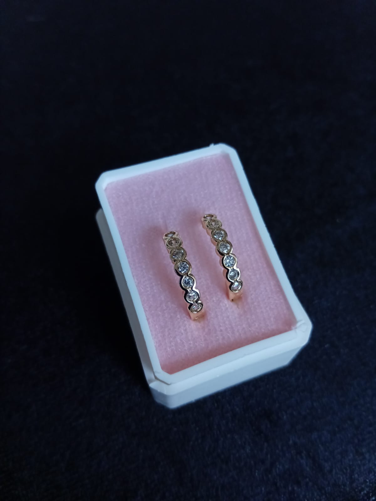 Arracada Huggies oro laminado