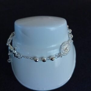 Pulsera denario oro laminado