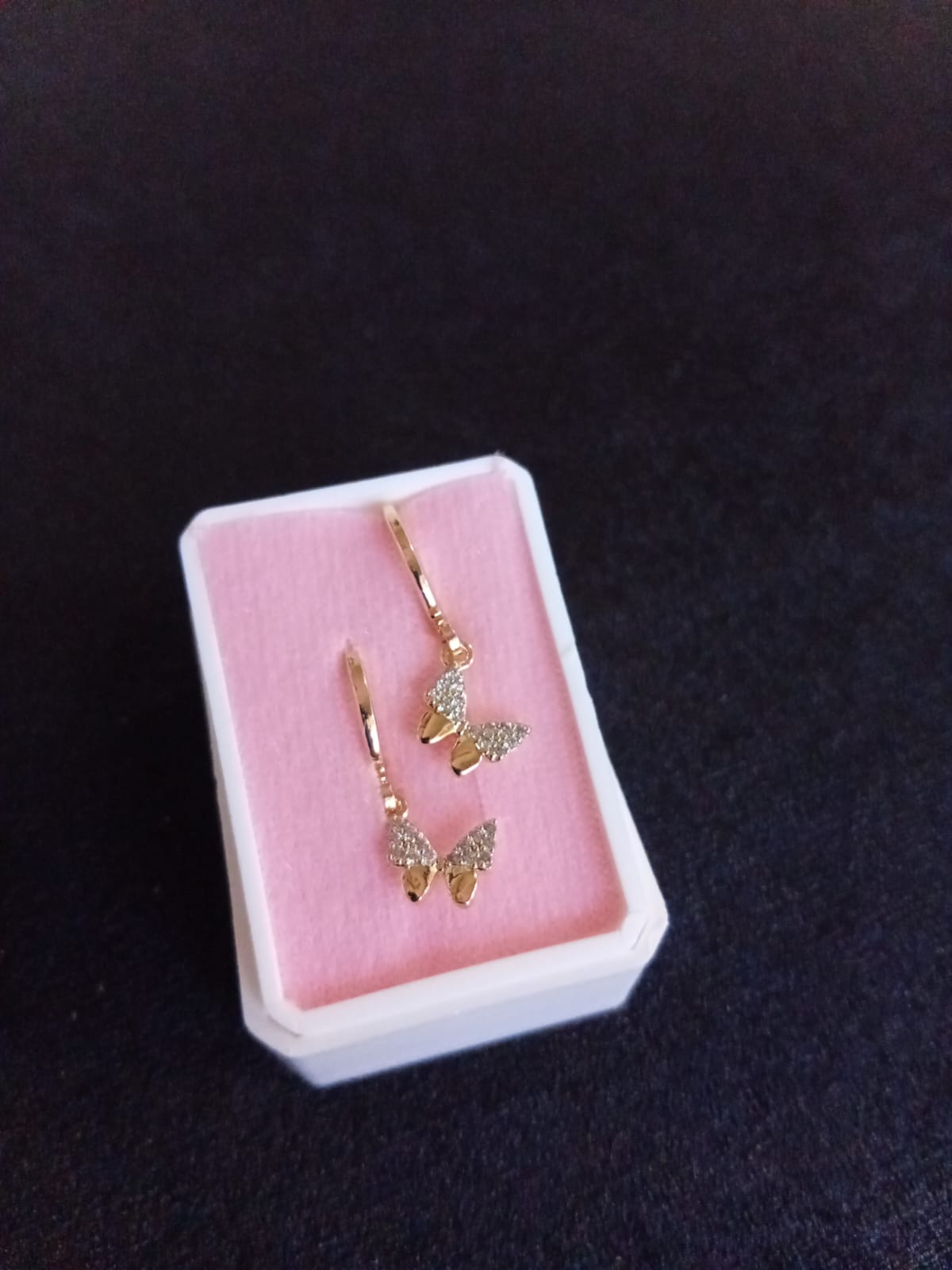 Arracada Huggies oro laminado