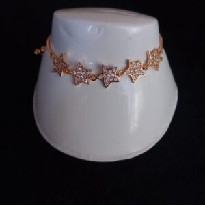 Pulsera ajustable oro laminado